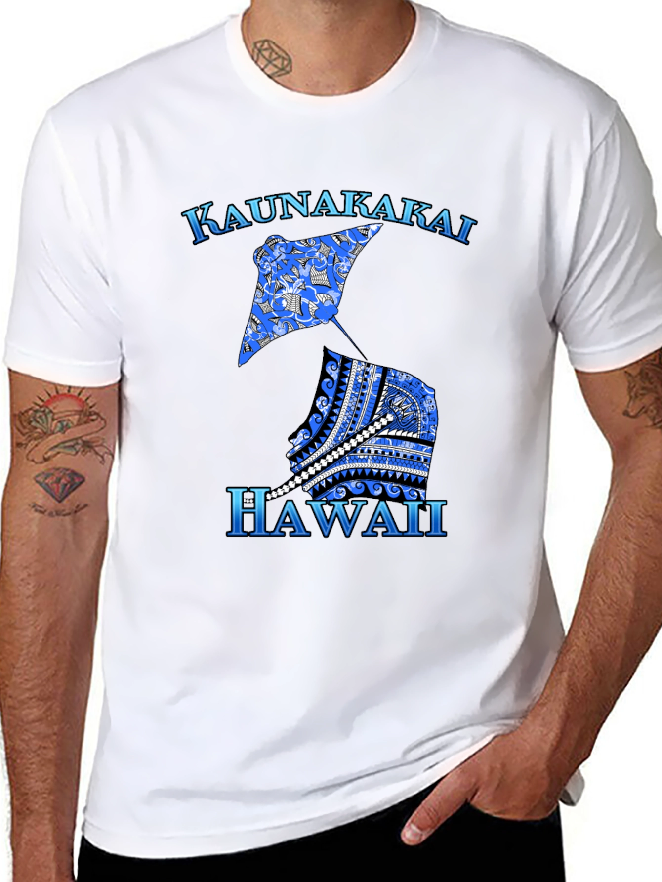 Kaunakakai Hawaii Graphic T-Shirt