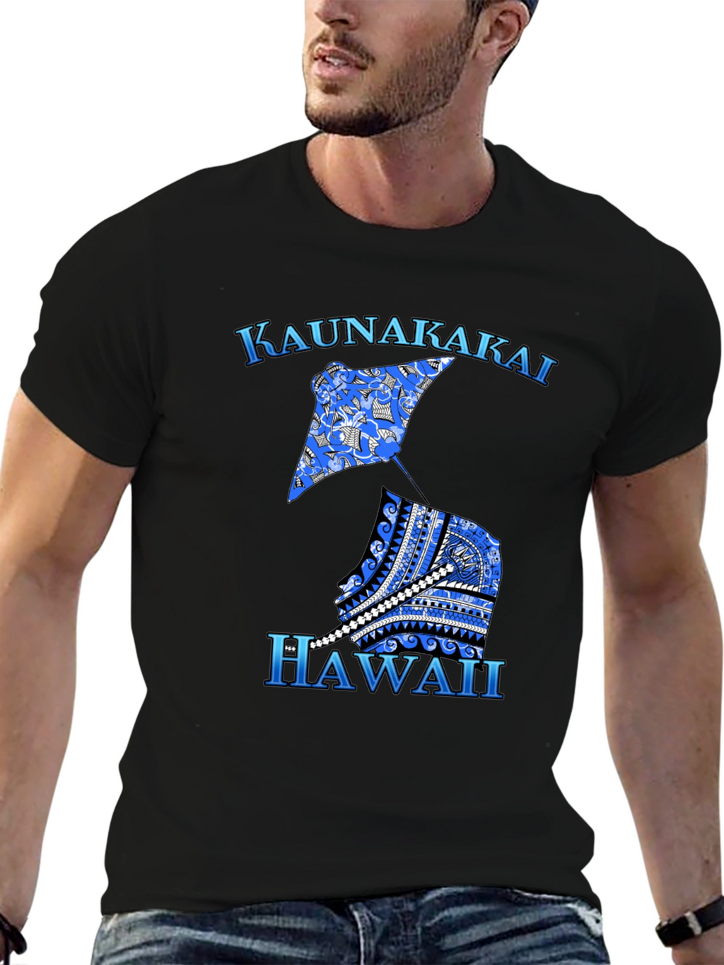 Kaunakakai Hawaii Graphic T-Shirt