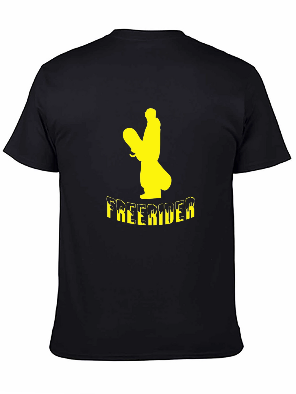 Freerider Snowboarder Graphic T-Shirt