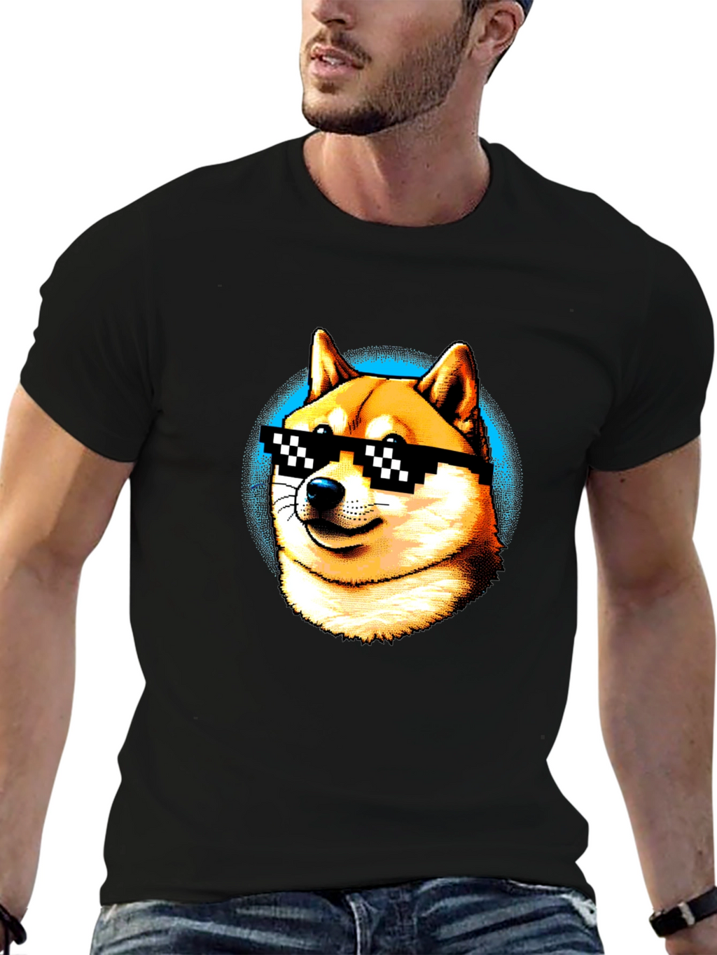 Doge Meme T-Shirt - Shiba Inu Swag Glasses Tee