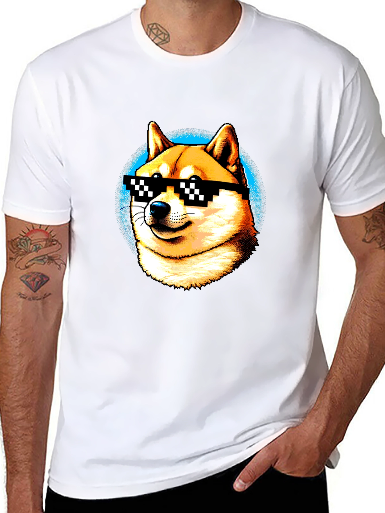 Doge Meme T-Shirt - Shiba Inu Swag Glasses Tee