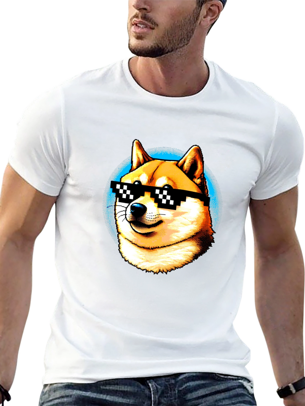 Doge Meme T-Shirt - Shiba Inu Swag Glasses Tee