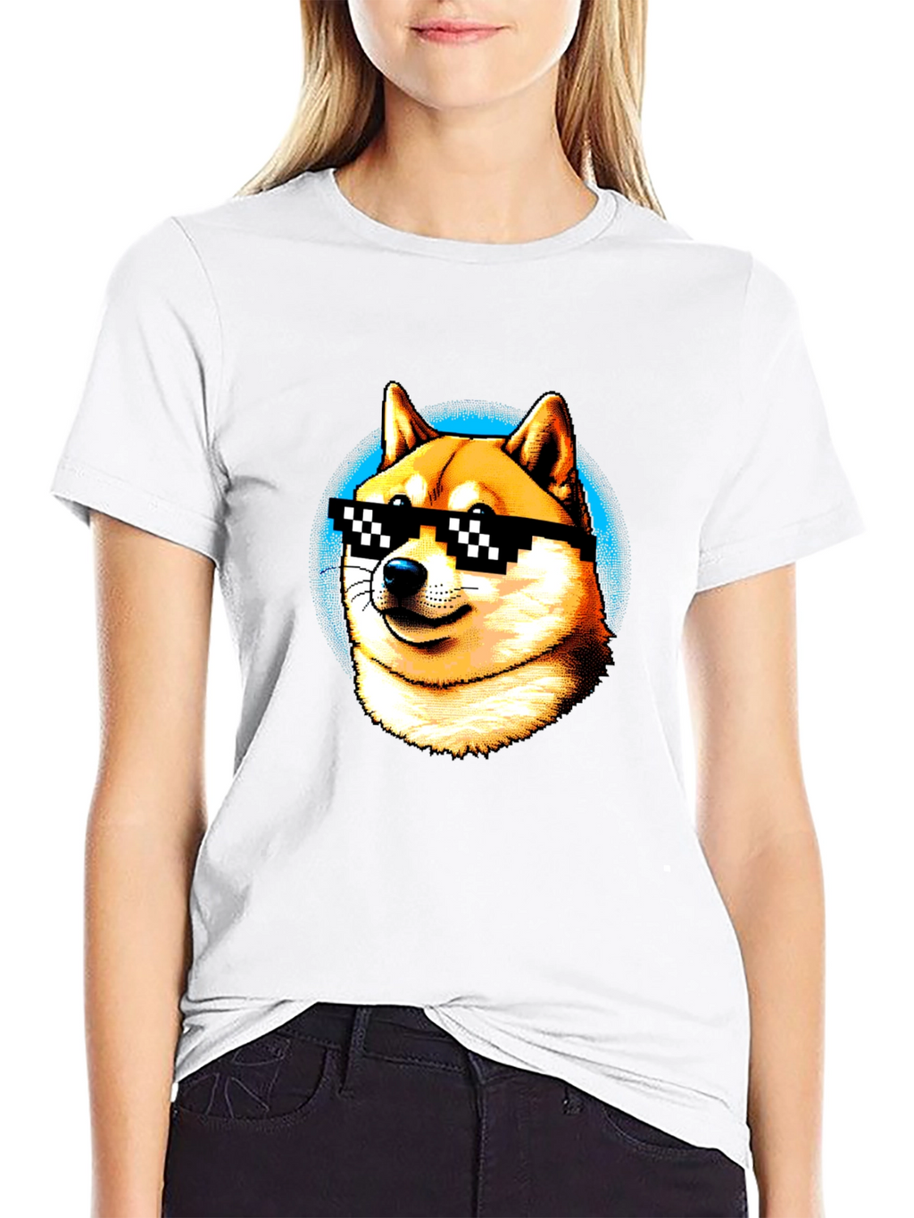 Doge Meme T-Shirt - Shiba Inu Swag Glasses Tee