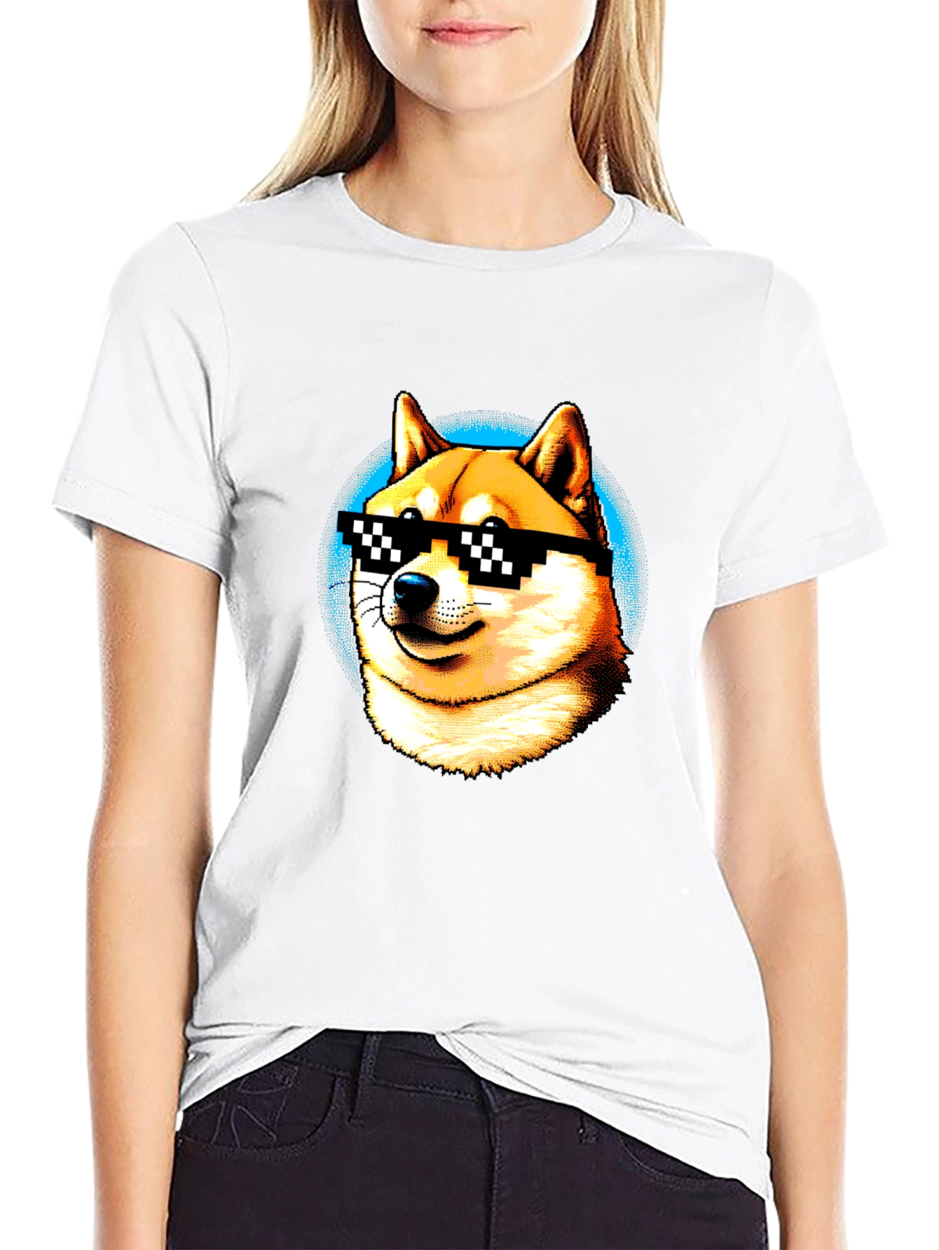Doge Meme T-Shirt - Shiba Inu Swag Glasses Tee