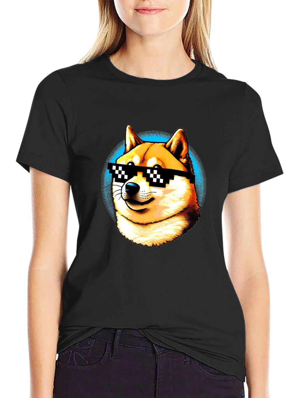 Doge Meme T-Shirt - Shiba Inu Swag Glasses Tee
