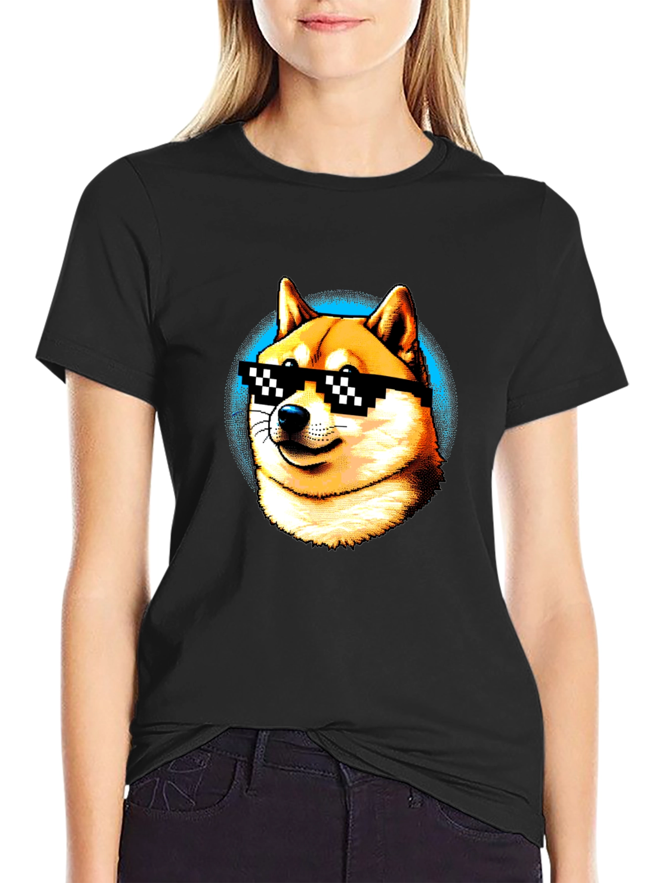 Doge Meme T-Shirt - Shiba Inu Swag Glasses Tee