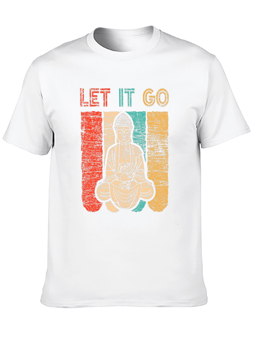 Let It Go Buddha Graphic T-Shirt