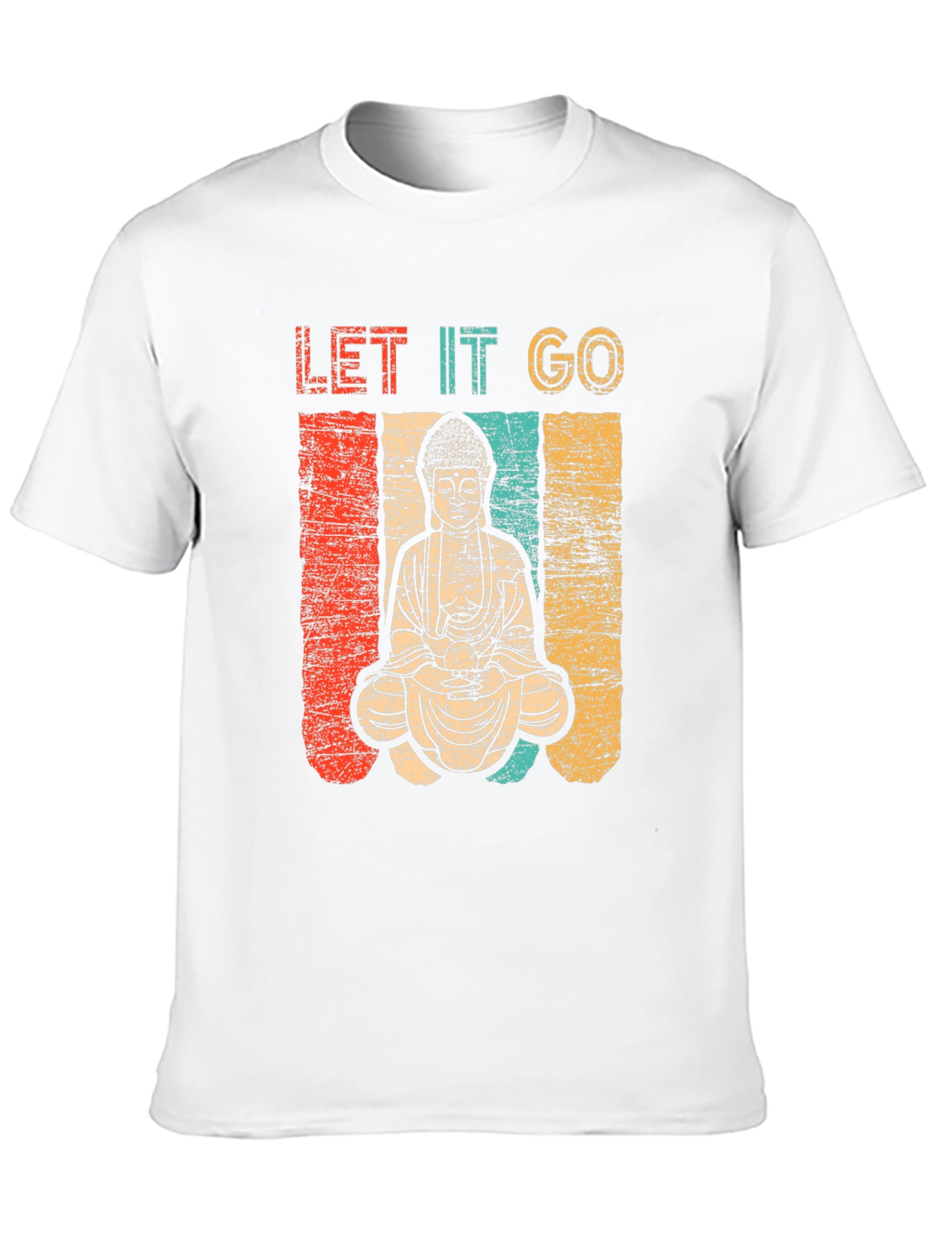 Let It Go Buddha Graphic T-Shirt