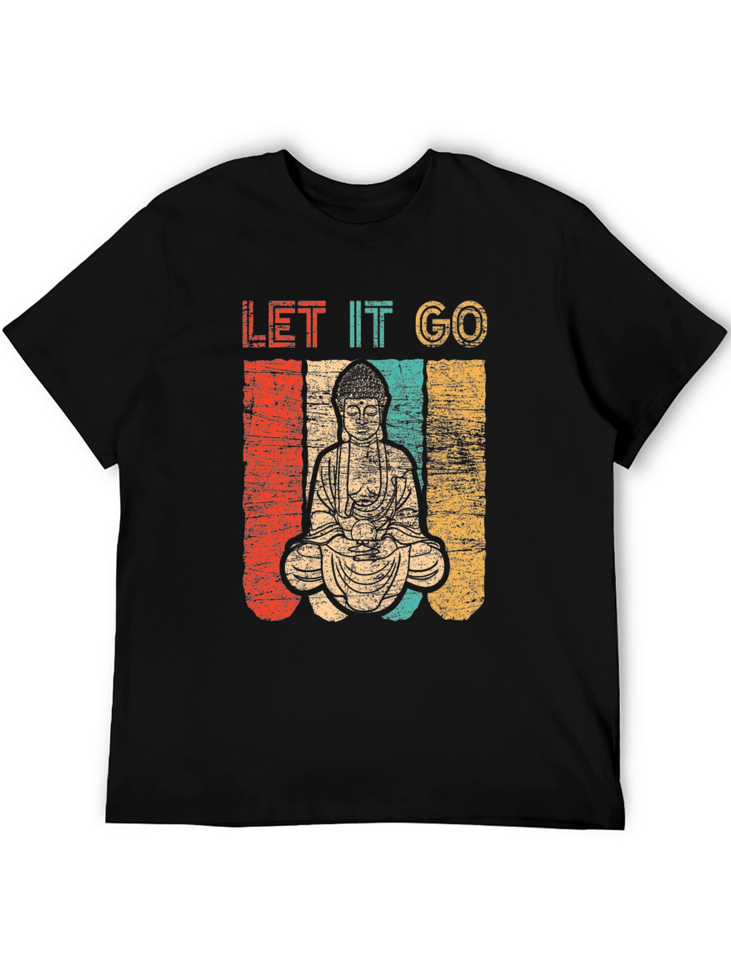 Let It Go Buddha Graphic T-Shirt