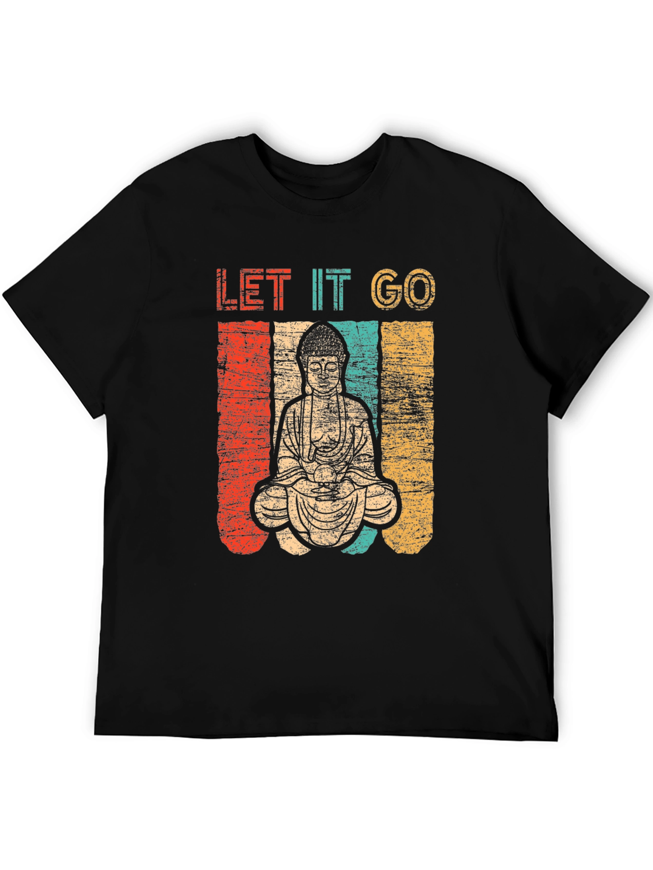 Let It Go Buddha Graphic T-Shirt