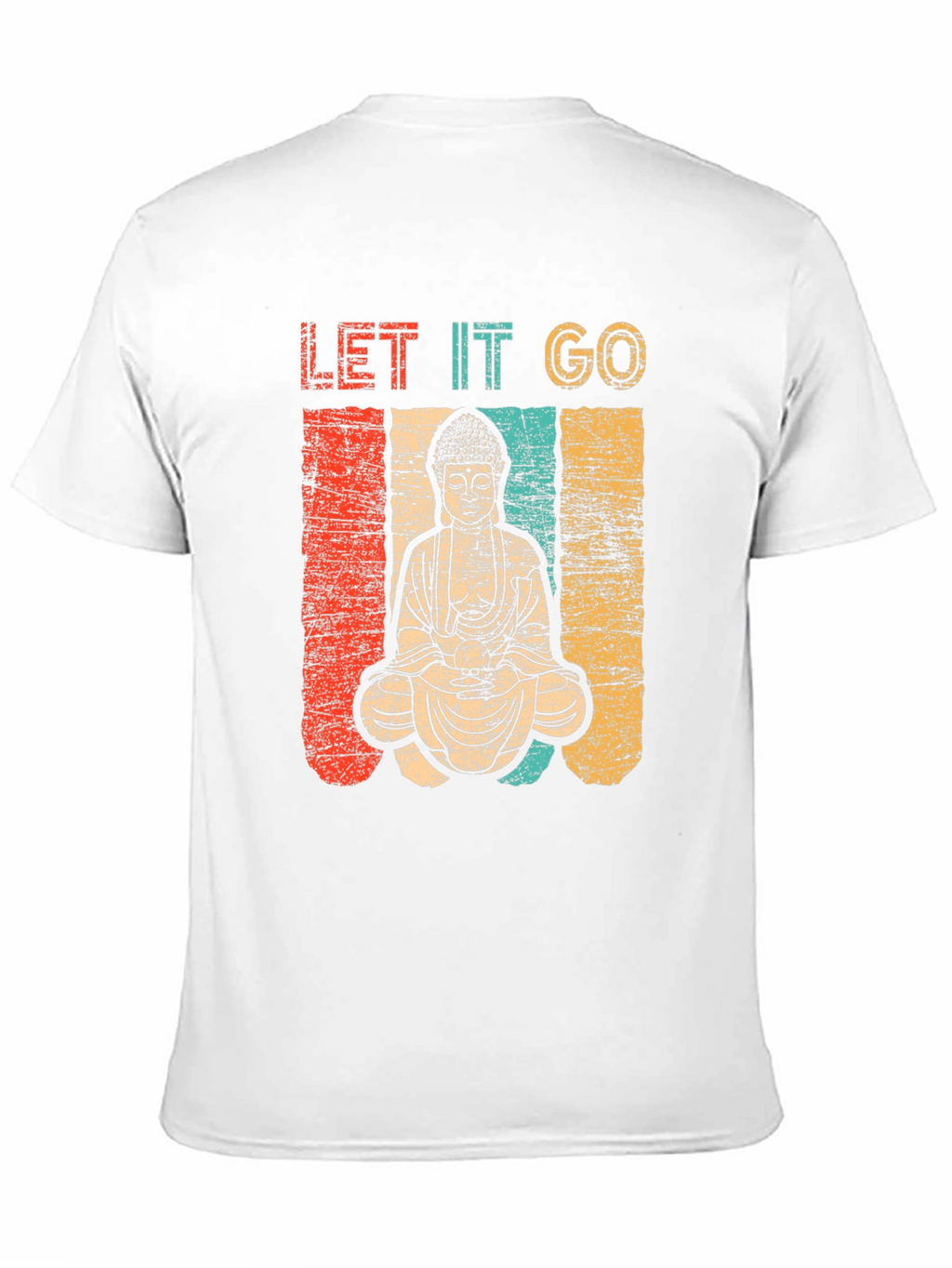 Let It Go Buddha Graphic T-Shirt