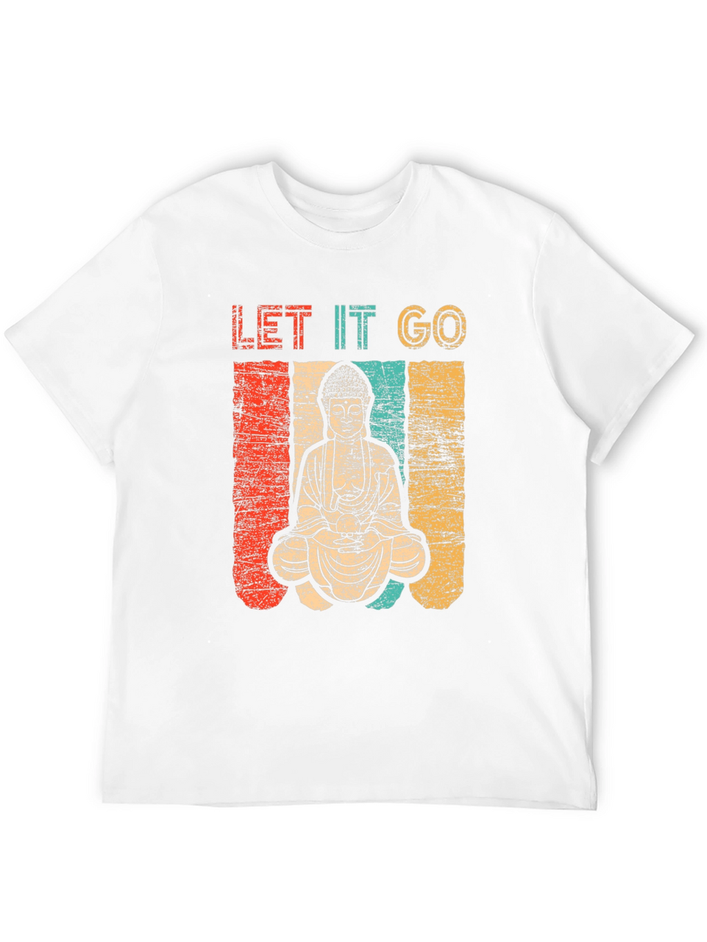 Let It Go Buddha Graphic T-Shirt