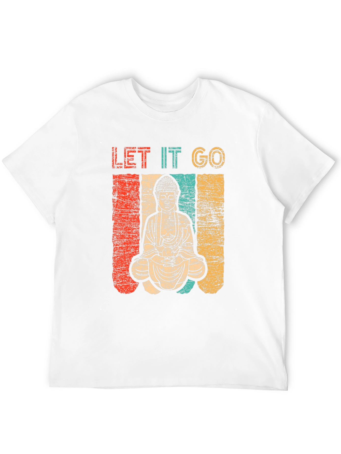 Let It Go Buddha Graphic T-Shirt
