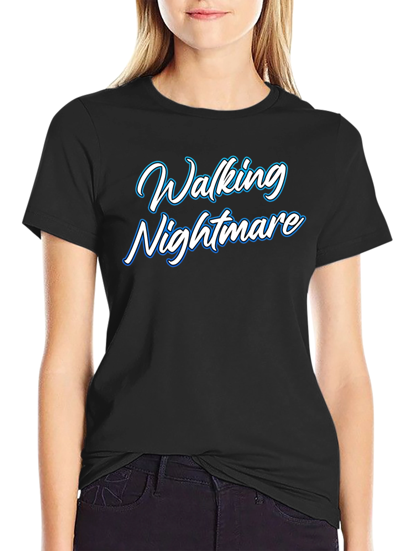 Walking Nightmare Graphic Print T-Shirt
