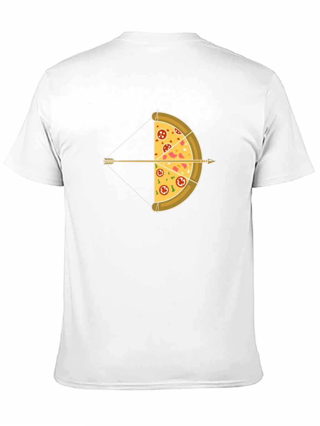 Pizza Archer T-Shirt: Foodie Bow and Arrow Graphic Tee