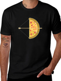 Pizza Archer T-Shirt: Foodie Bow and Arrow Graphic Tee