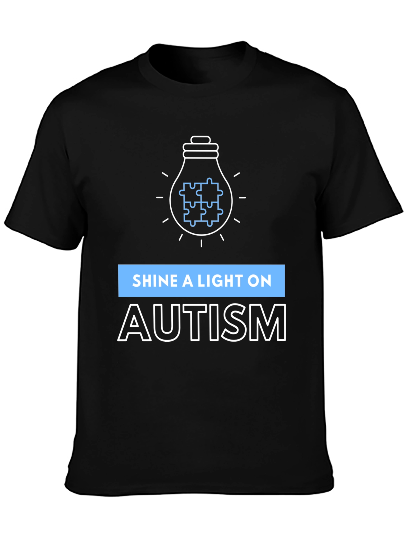Autism Awareness T-Shirt - Shine A Light