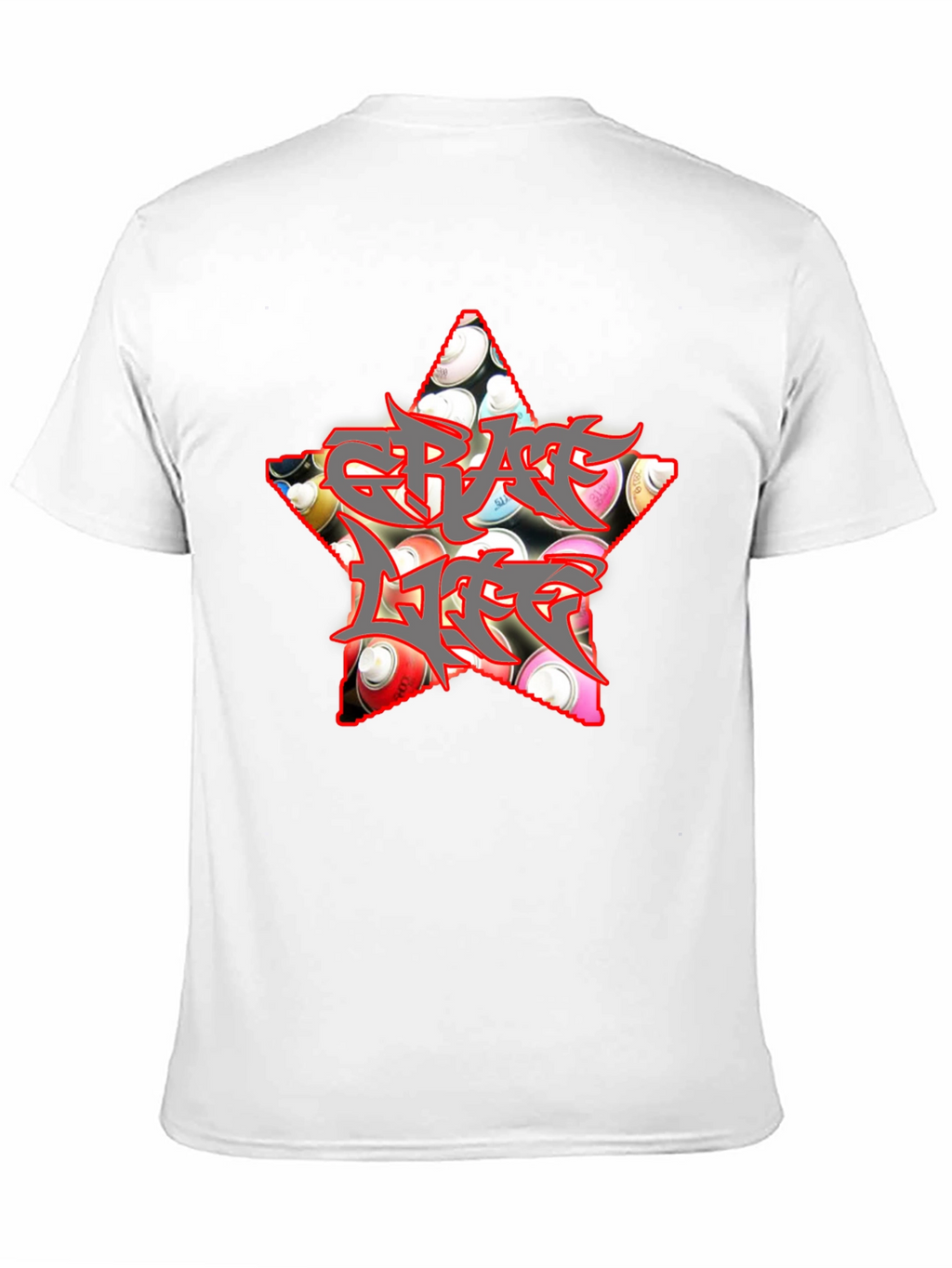 Graffiti Life Star T-Shirt - Unique Graphic Tee