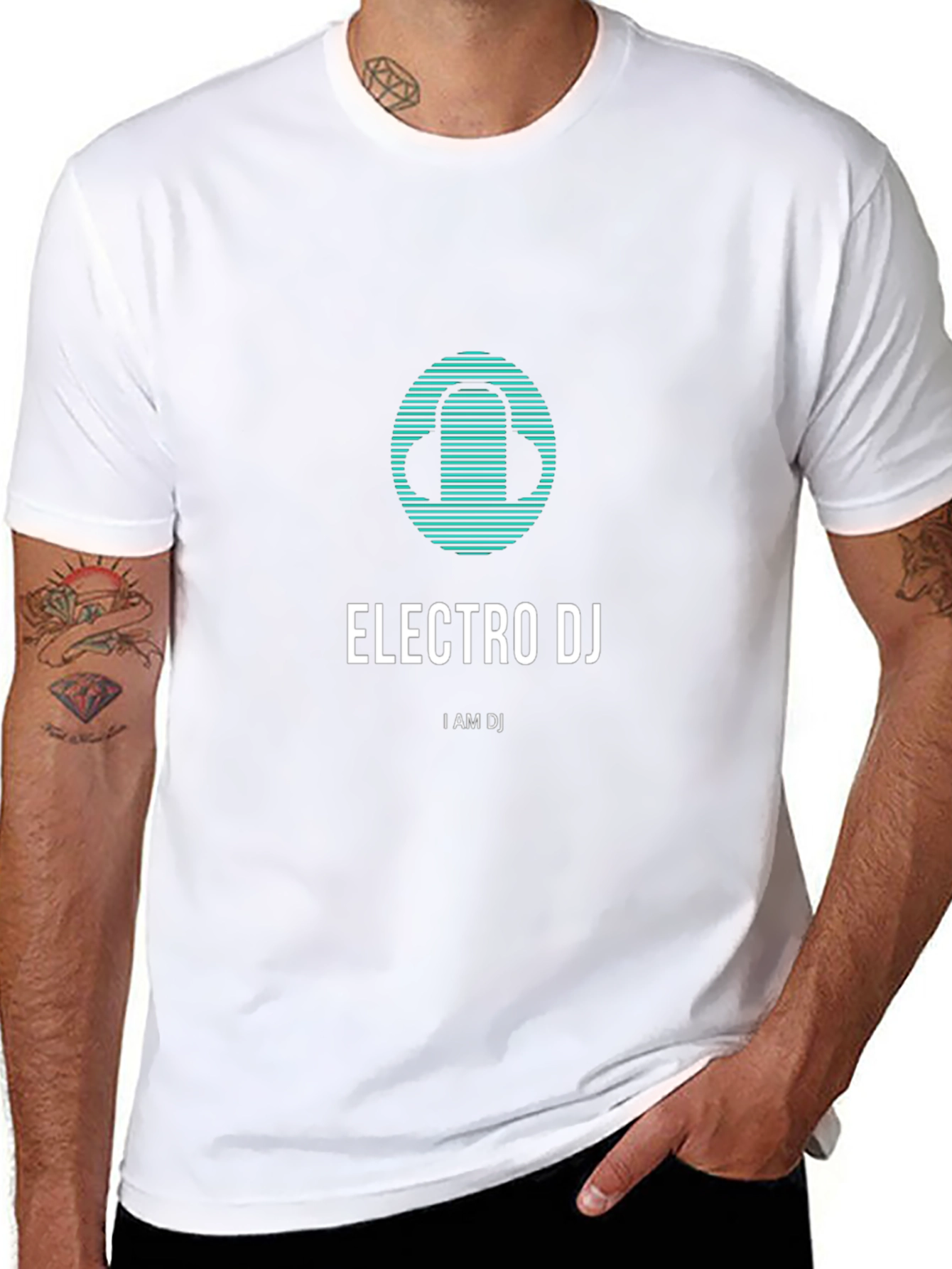 Electro DJ Graphic Tee - Stylish Music Lover T-Shirt