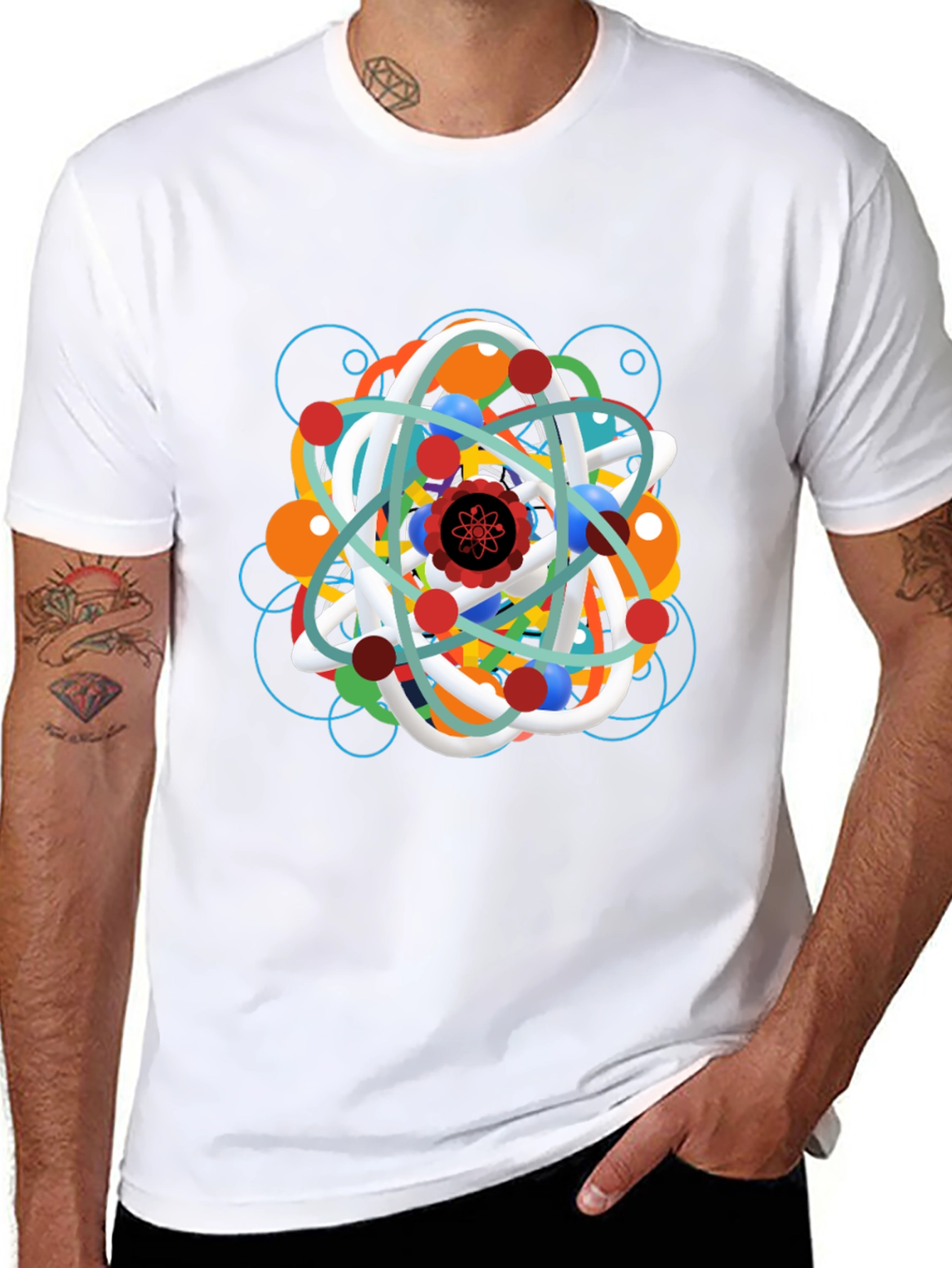 Atomic Structure Graphic T-Shirt - Science Style