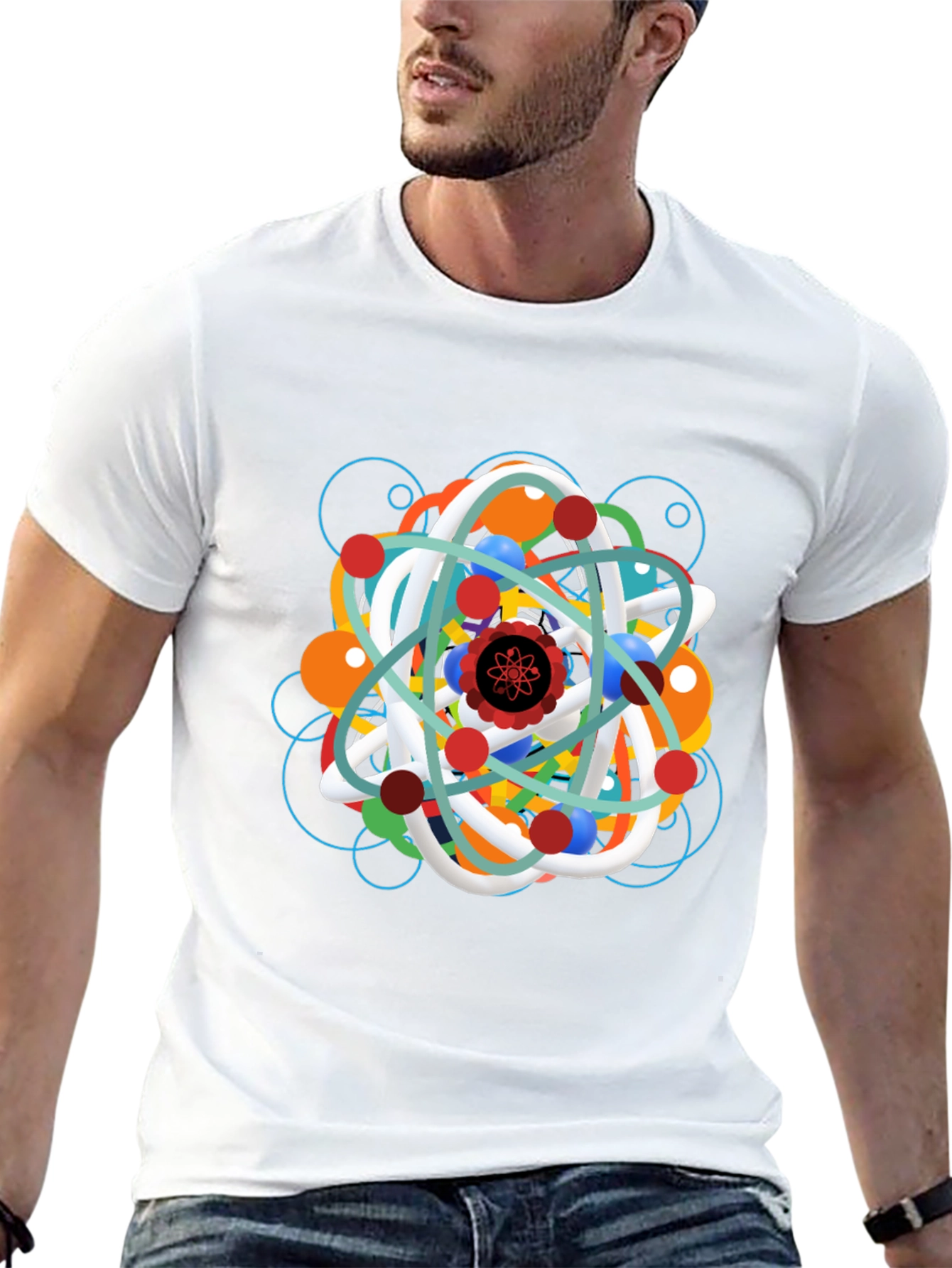Atomic Structure Graphic T-Shirt - Science Style