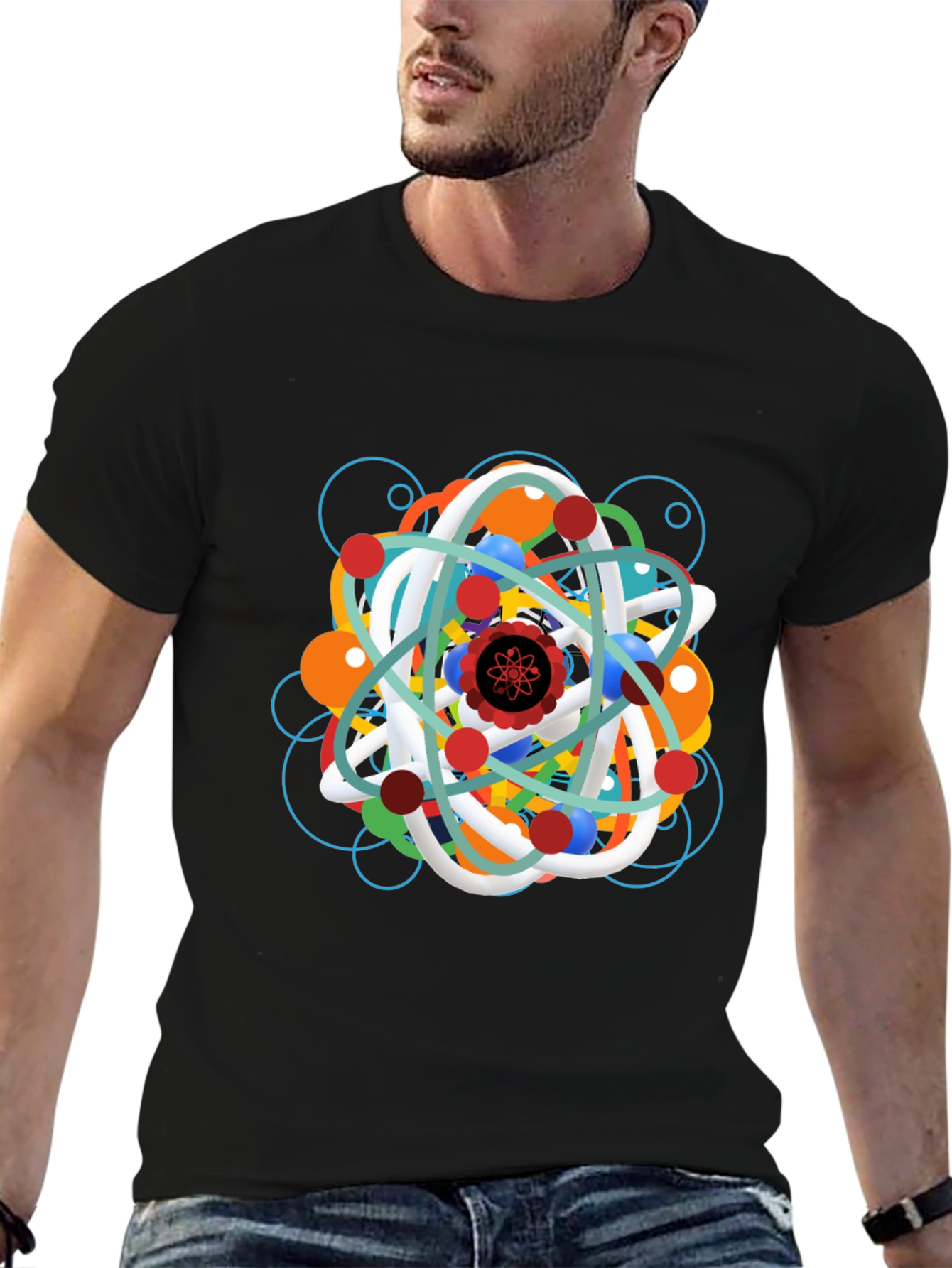 Atomic Structure Graphic T-Shirt - Science Style