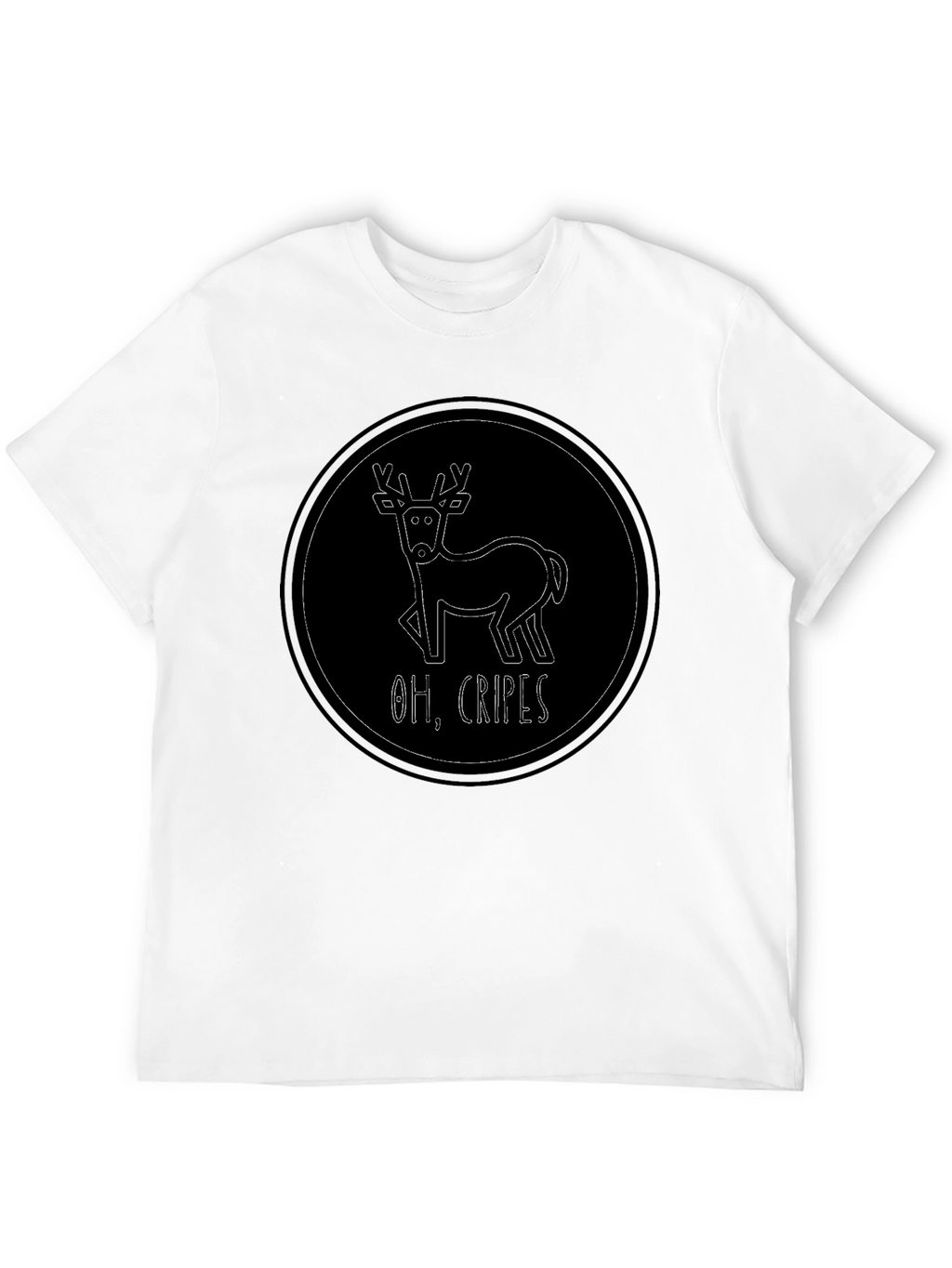 Oh Cripes Deer Graphic T-Shirt