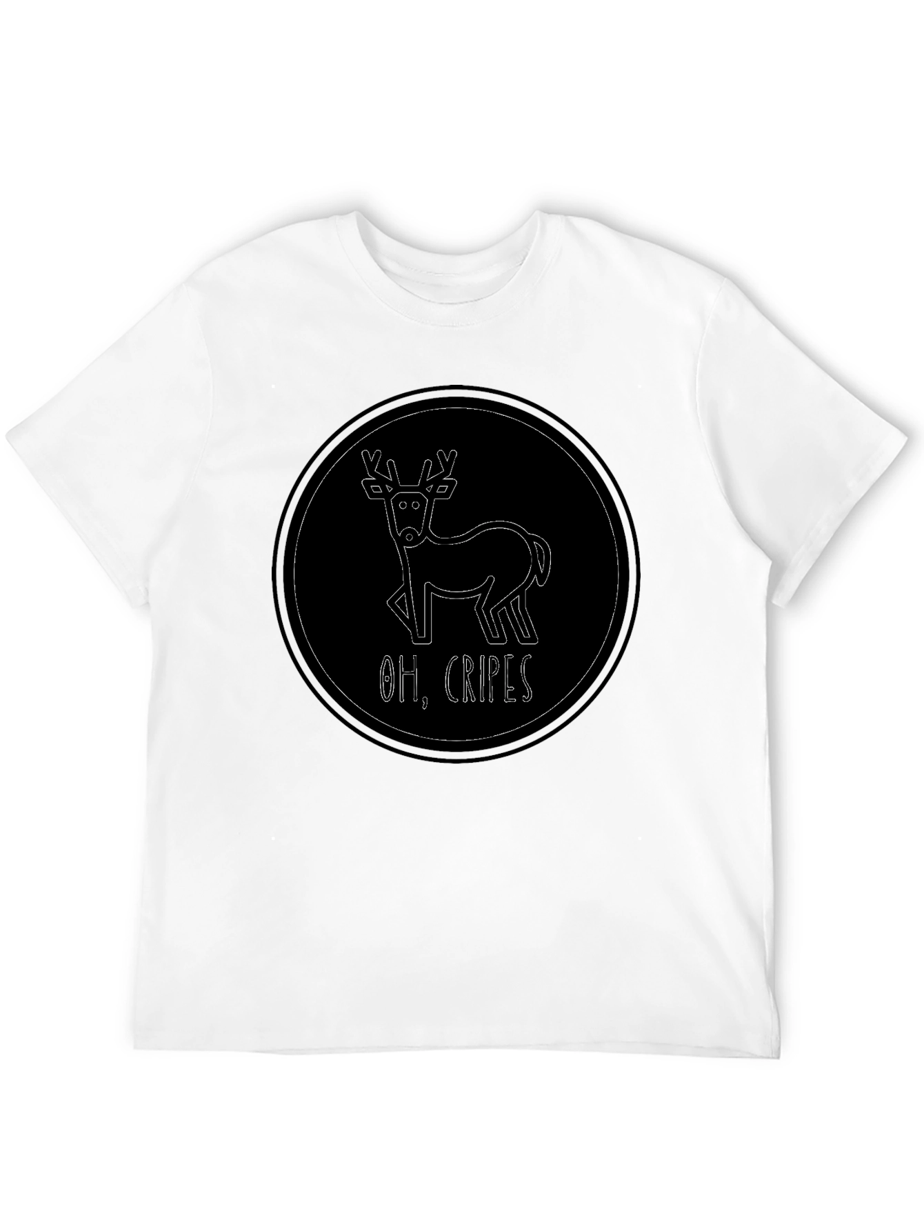 Oh Cripes Deer Graphic T-Shirt