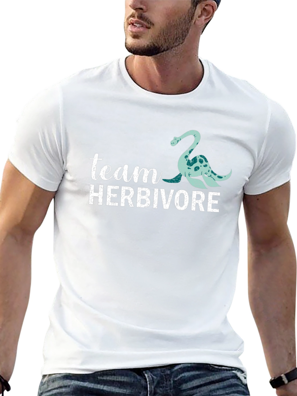 Team Herbivore T-Shirt - Dinosaur Graphic Tee