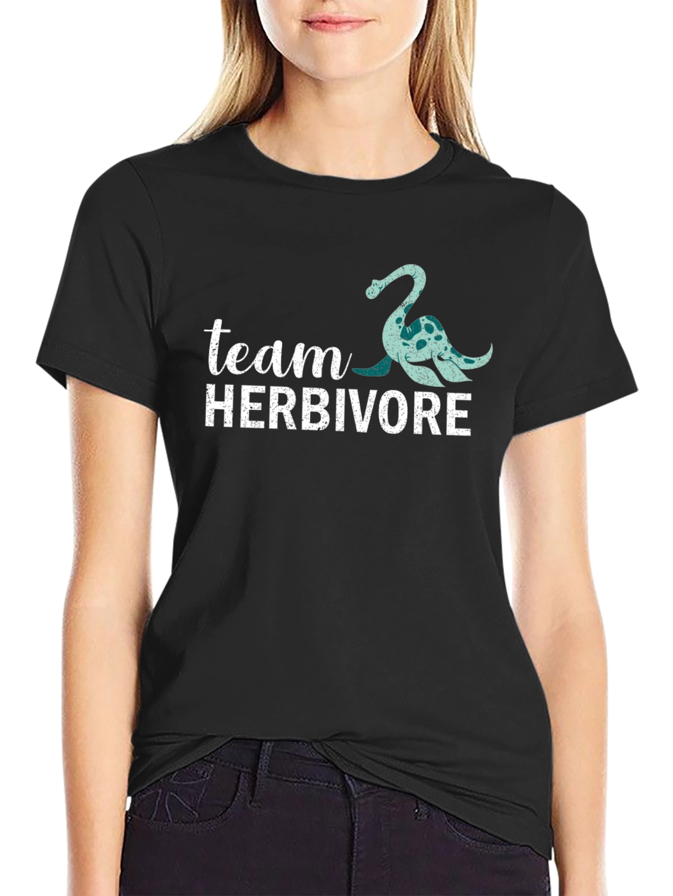 Team Herbivore T-Shirt - Dinosaur Graphic Tee