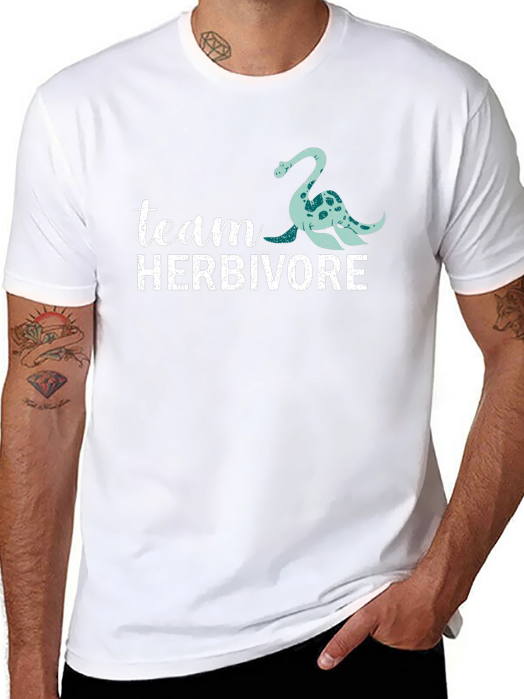 Team Herbivore T-Shirt - Dinosaur Graphic Tee
