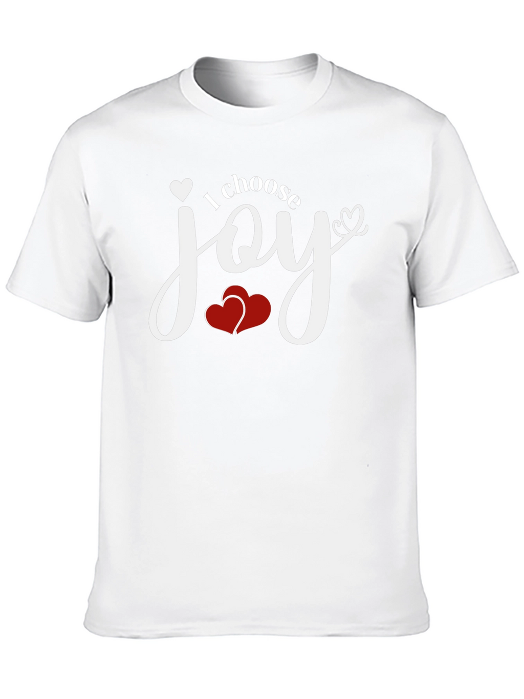 Choose Joy Graphic Tee - Black Cotton T-Shirt