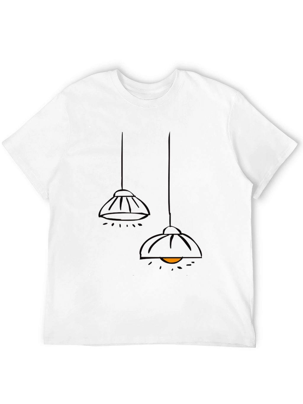 Modern Pendant Lamp T-Shirt - Black