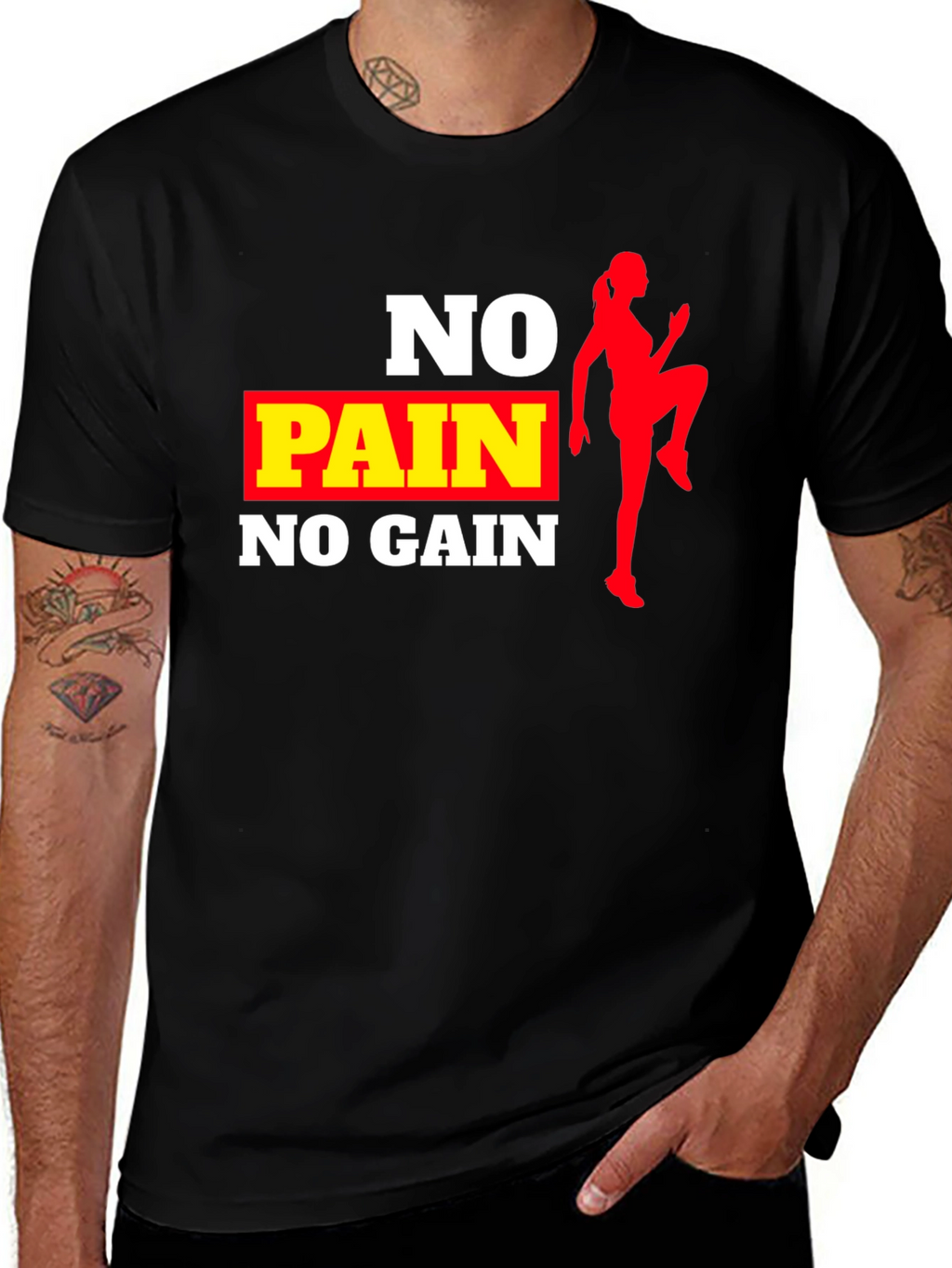 No Pain No Gain Workout T-Shirt