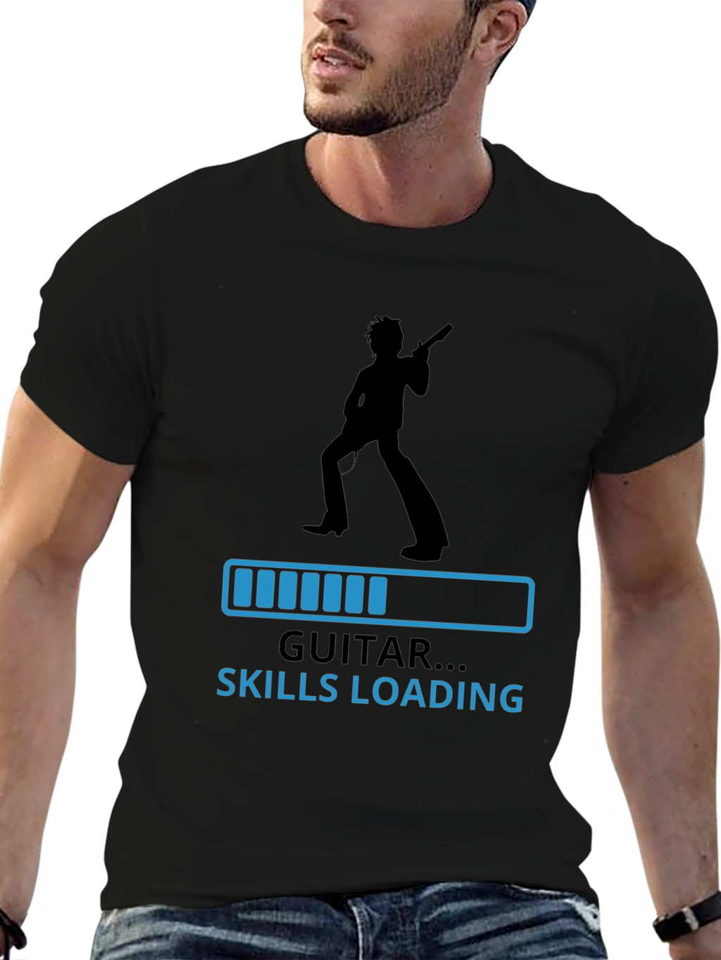 Guitar Skills Loading T-Shirt - Musician Tee