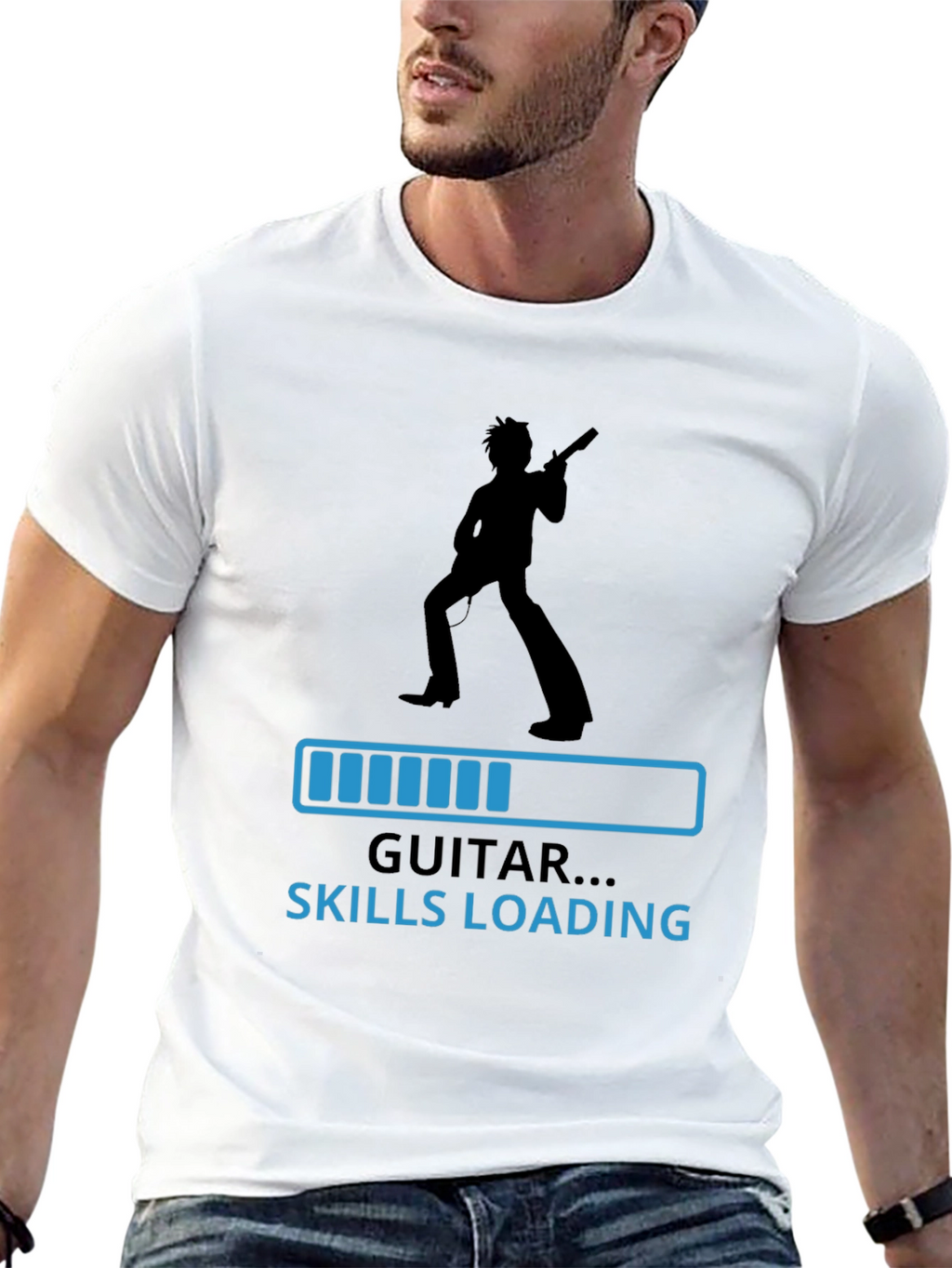 Guitar Skills Loading T-Shirt - Musician Tee