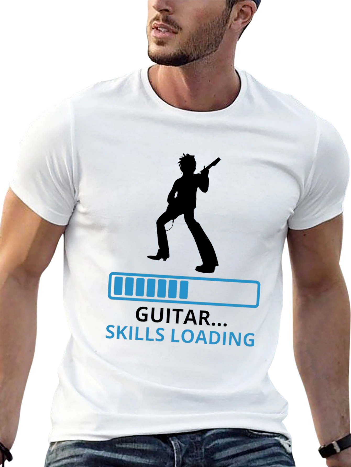 Guitar Skills Loading T-Shirt - Musician Tee
