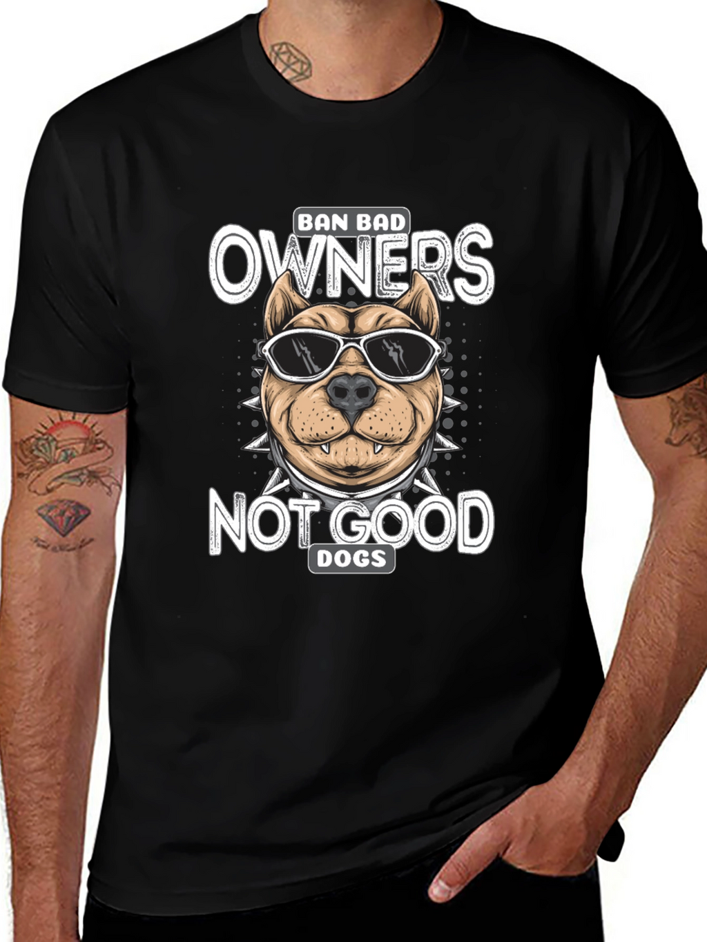 Ban Bad Owners Not Good Dogs T-Shirt