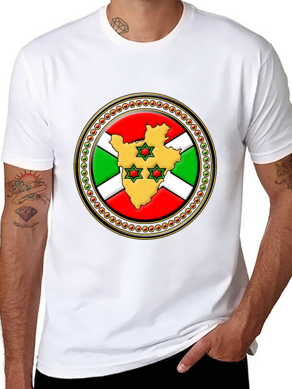 Burundi Flag T-Shirt - Africa Pride