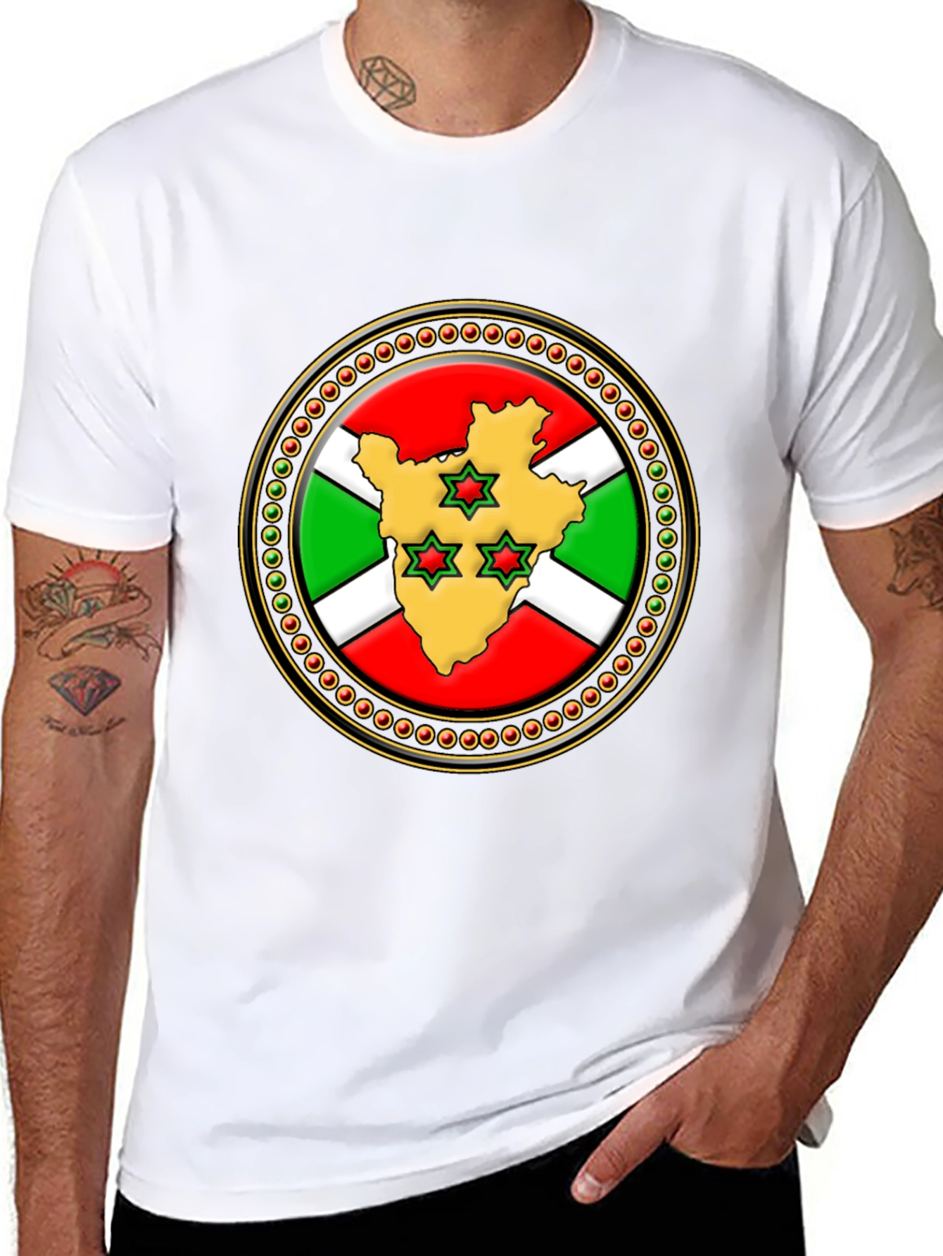 Burundi Flag T-Shirt - Africa Pride