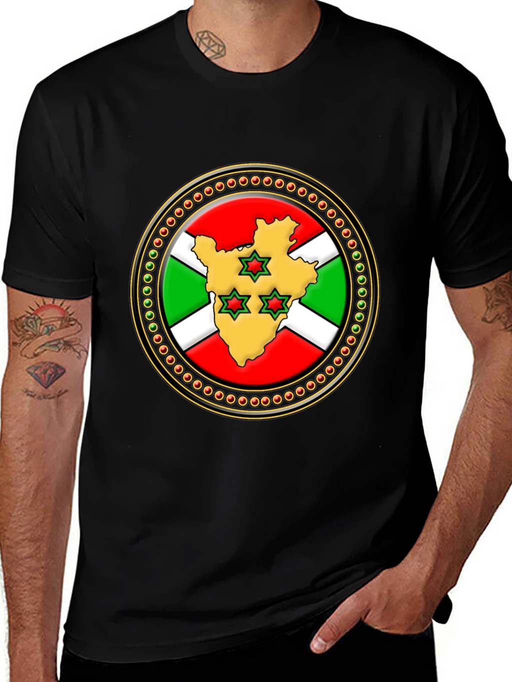 Burundi Flag T-Shirt - Africa Pride