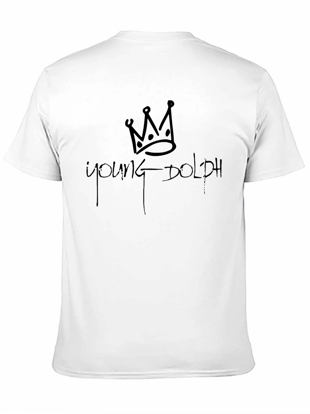 Young Dolph Crown Black T-Shirt