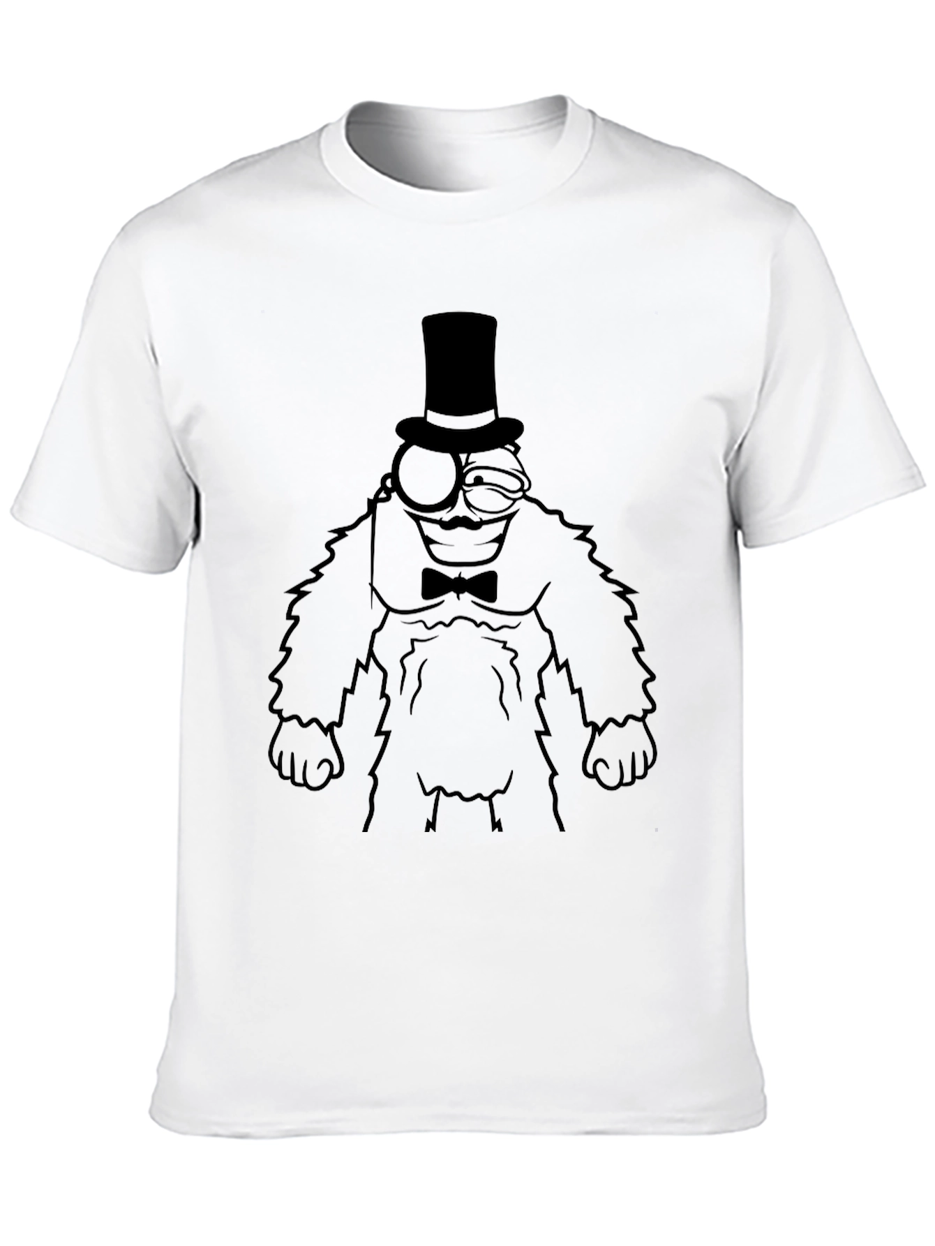Cartoon Character T-Shirt - Black