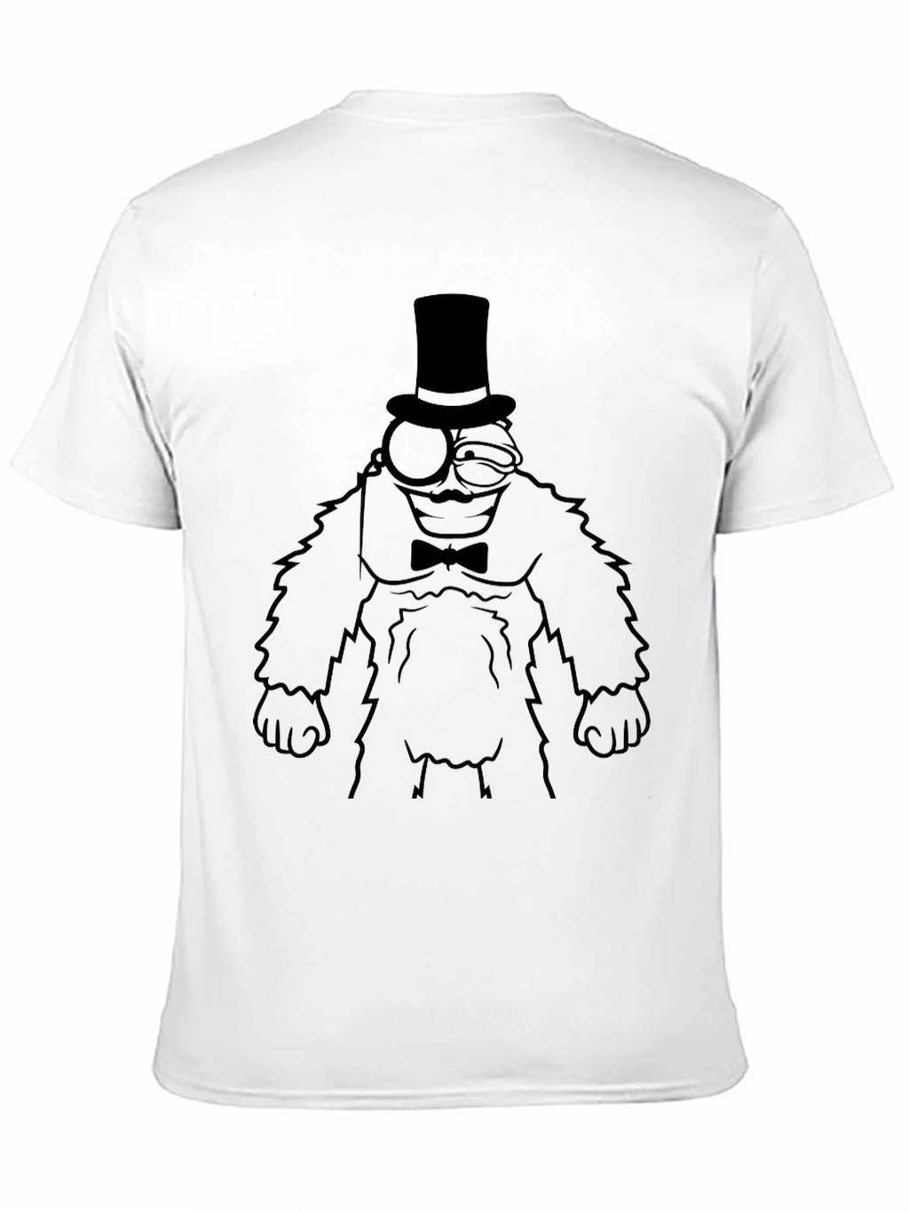 Cartoon Character T-Shirt - Black