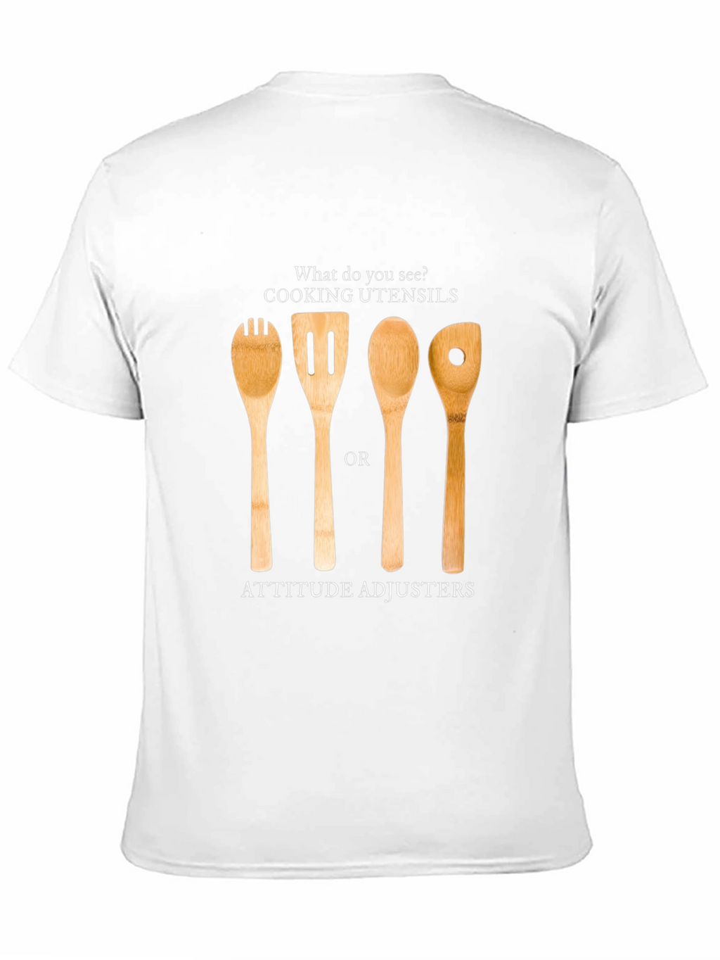 Attitude Adjuster T-Shirt - Funny Kitchen Utensil Design