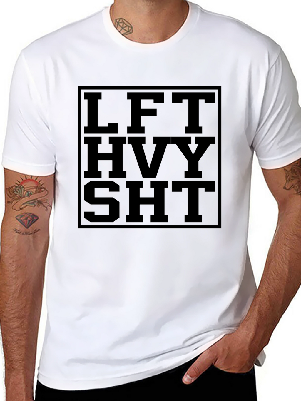 Lift Heavy SHT Black T-Shirt
