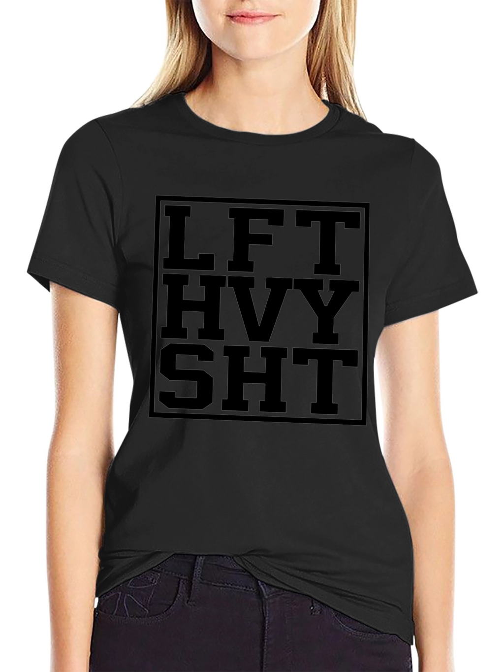 Lift Heavy SHT Black T-Shirt