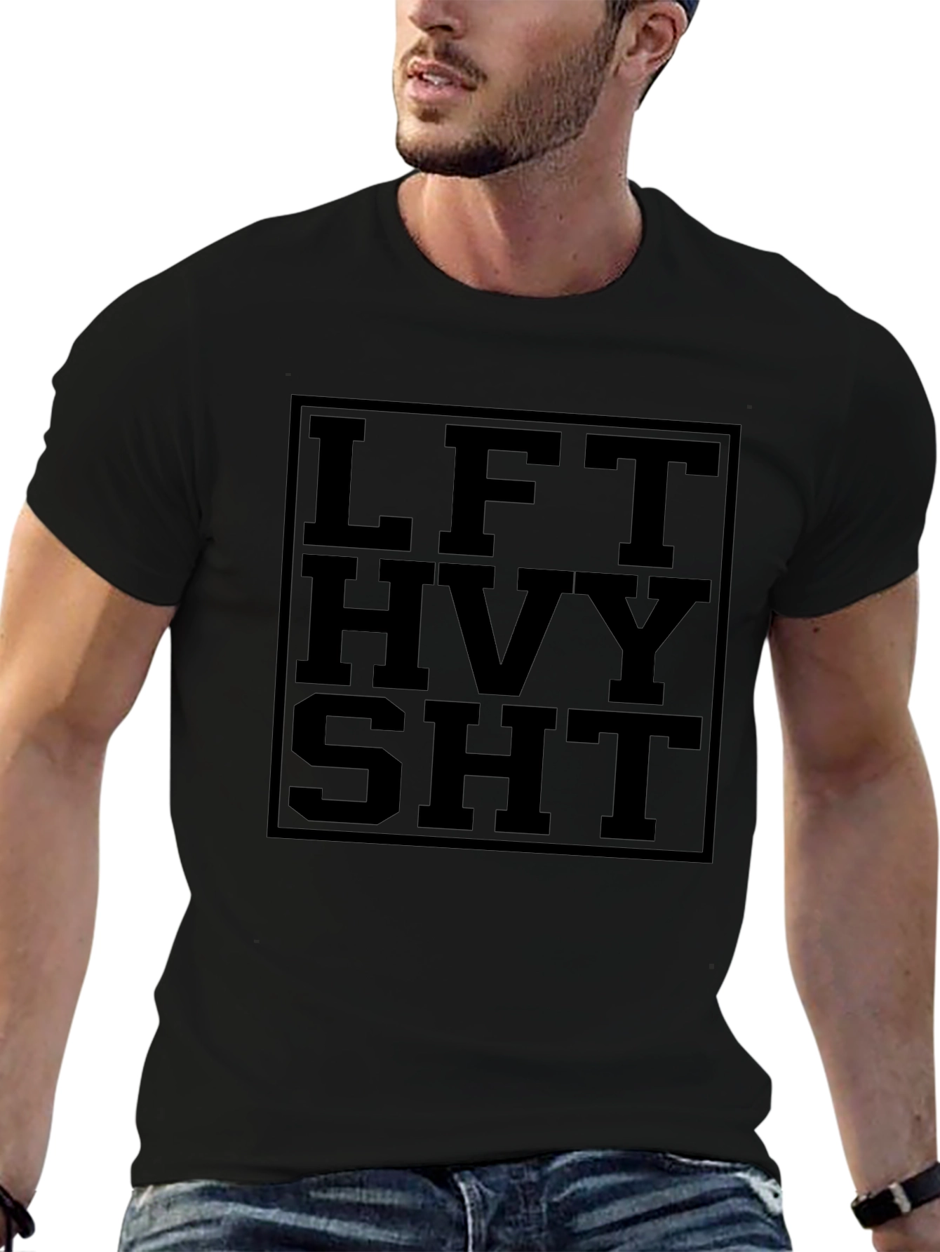 Lift Heavy SHT Black T-Shirt