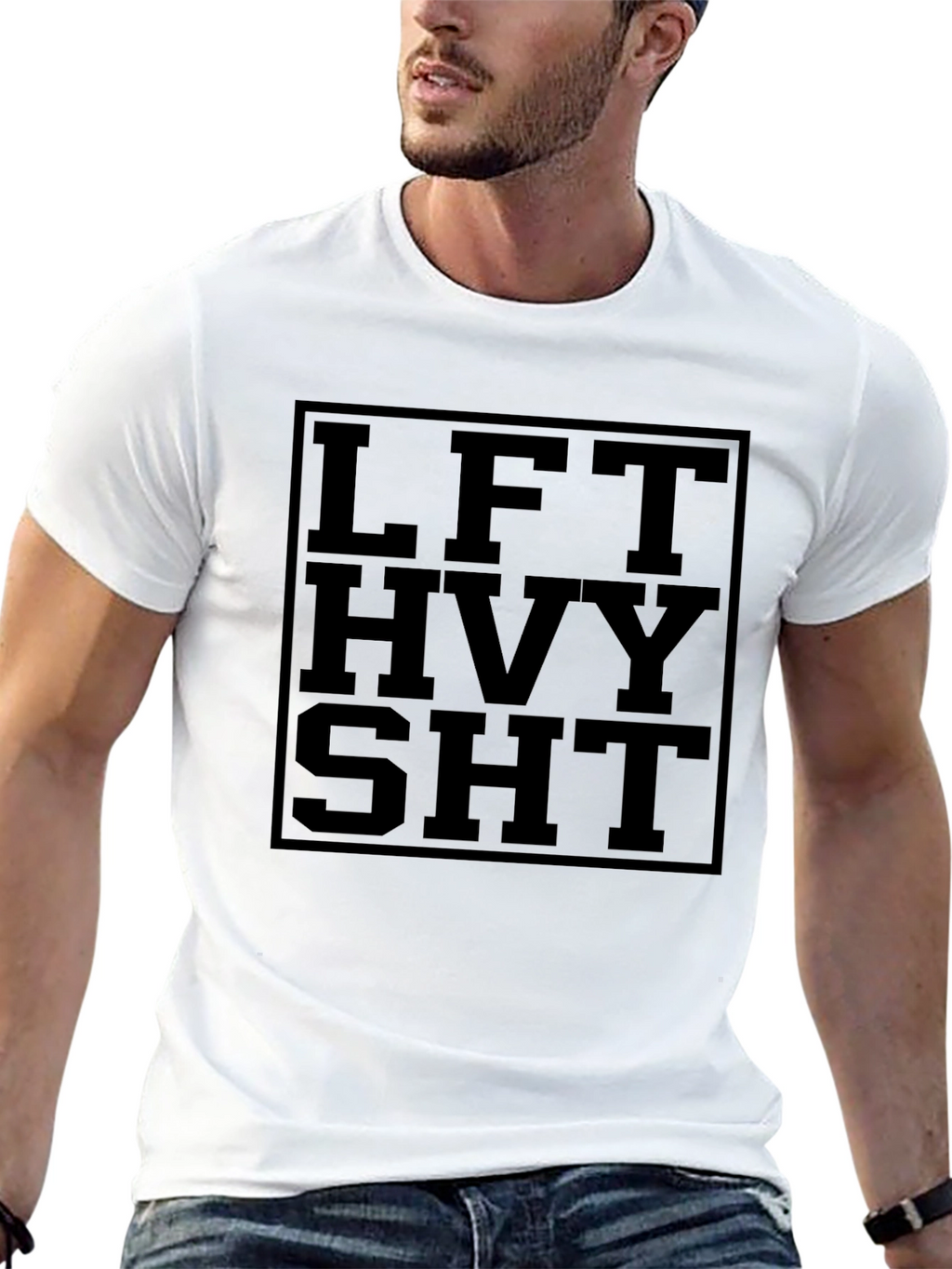 Lift Heavy SHT Black T-Shirt
