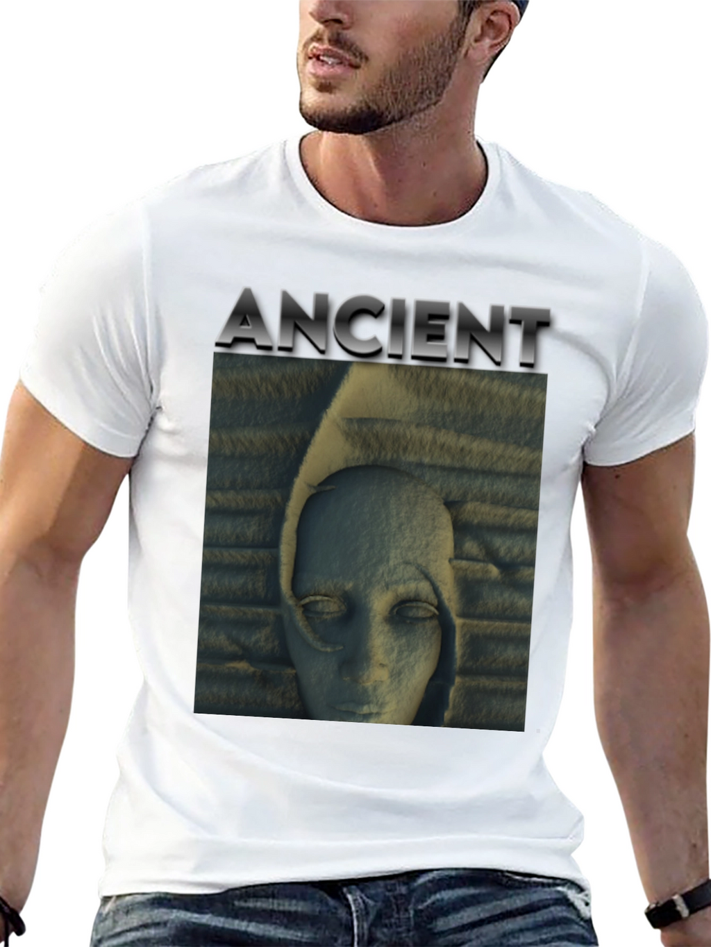 Ancient Statue Graphic Tee